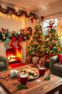 Colorful Holiday Decorations and Celebrations – free AI stock image