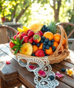 A Colorful Medley of Fresh Fruits – free AI stock image