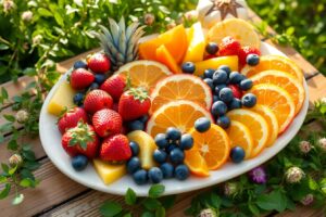 A Colorful Spread of Fresh Fruits – free AI stock image
