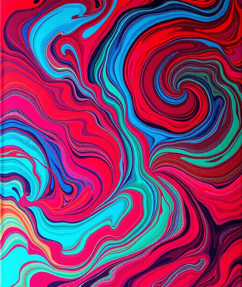 Colorful Swirls of Abstract Emotion