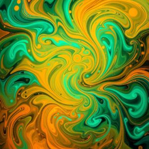 Colorful Swirls of Abstract Expressionism – free AI stock image