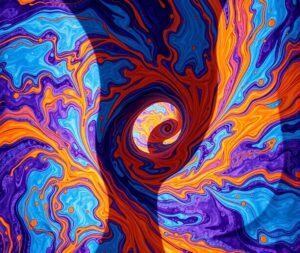 Colorful Swirls of Abstract Patterns – free AI stock image