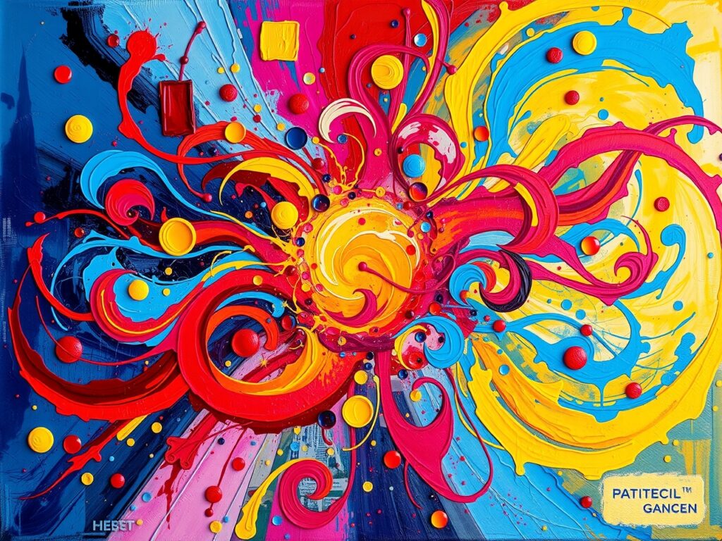 Colorful Swirls of Imagination – free AI stock image