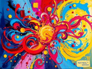 Colorful Swirls of Imagination – free AI stock image