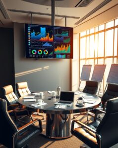 Corporate Meeting in a Modern Office – free AI stock image