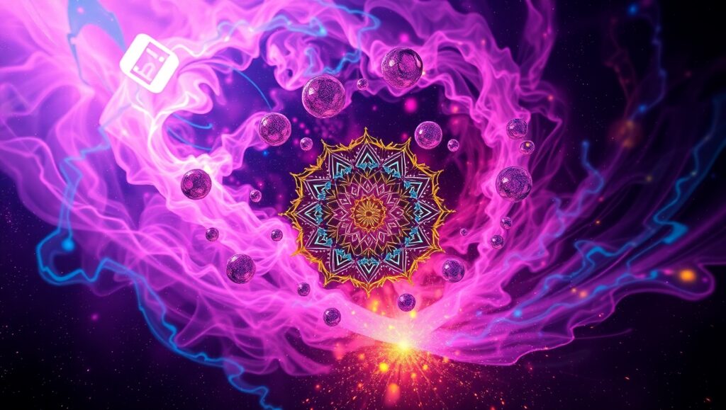 Cosmic Harmony in Color – free AI stock image
