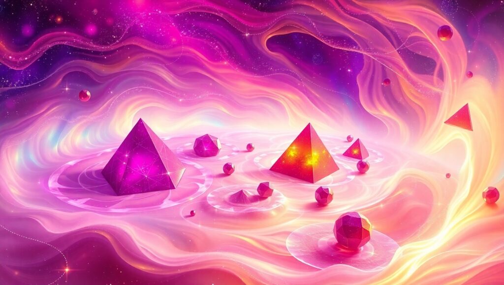Cosmic Vortex of Colors – free AI stock image