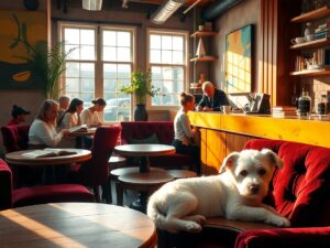A Cozy Coffee Shop Lifestyle Scene – free AI stock image