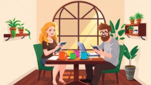 Cozy Coffee Shop Vibes – free AI stock image