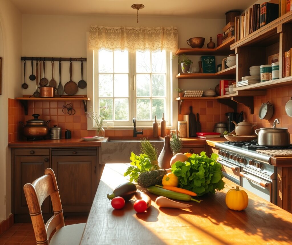 A Cozy Home Kitchen Full of Life – free AI stock image