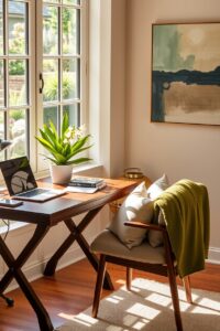 A Cozy Home Office Space for Productivity – free AI stock image