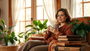 Cozy Morning in a Sunlit Room – free AI stock image