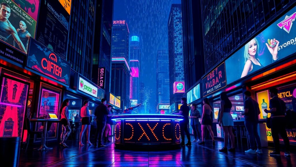 Cyberpunk Alleyway Vibes – free AI stock image
