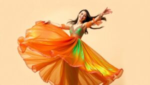Dancer in Motion: A Moment Captured – free AI stock image