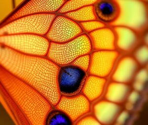 Delicate Butterfly Wing Close-Up – free AI stock image