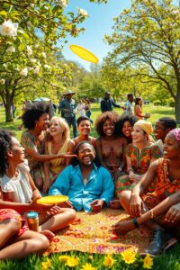 Diverse Group of Friends Sharing Laughter – free AI stock image