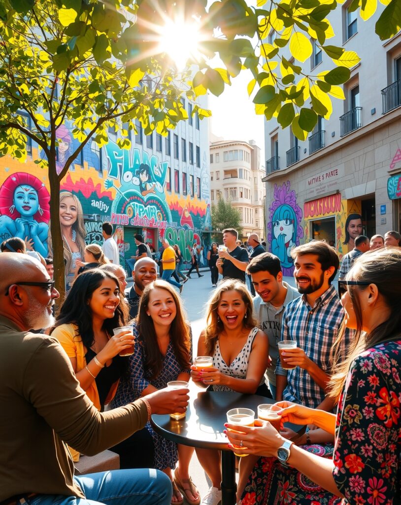 A Diverse Group of People in Conversation – free AI stock image