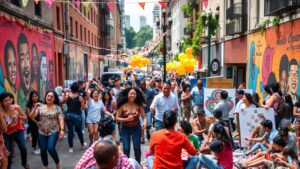 Diverse People Engaging in Vibrant Activities – free AI stock image