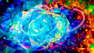 Dreamlike Geometric Chaos – free AI stock image