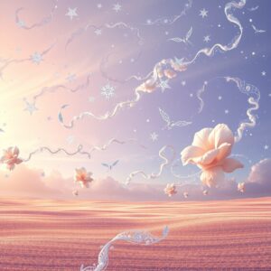 The Dreamscape of Floating Constellations – free AI stock image