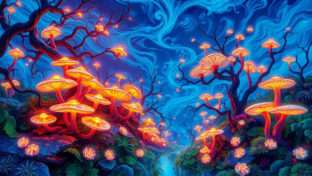 Dreamscape of Living Forms – free AI stock image