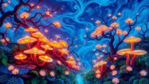 Dreamscape of Living Forms – free AI stock image