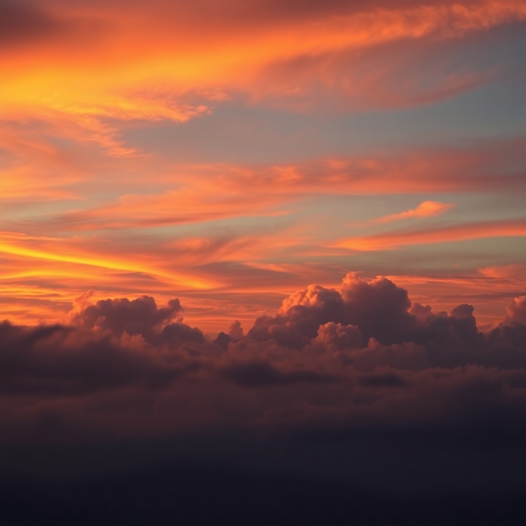 A Dreamy Ethereal Sky Background – free AI stock image