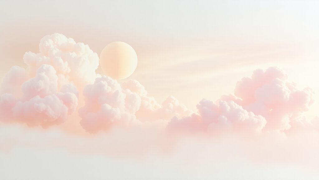 Dreamy Pastel Landscape at Dusk – free AI stock image