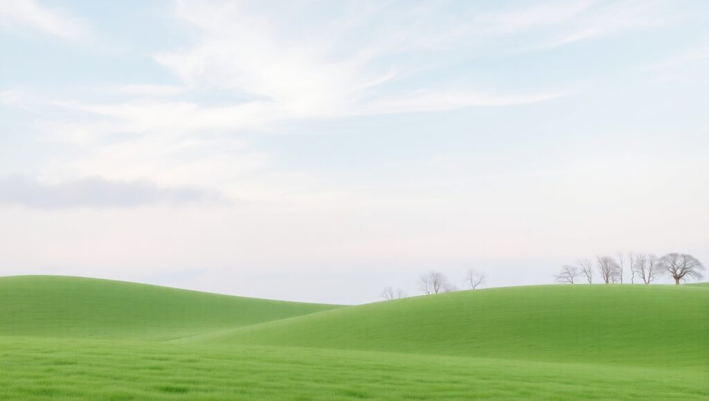 Dreamy Serenity in Pastel Landscapes – free AI stock image
