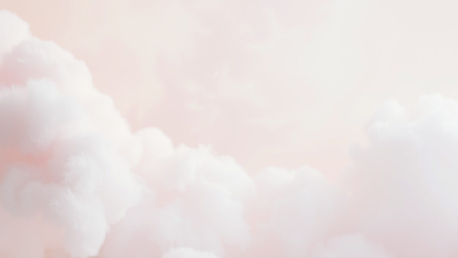 dreamy soft pastel background with clouds