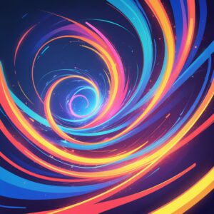 Dynamic Abstract Fitness Energy Flow – free AI stock image