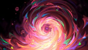 Dynamic Color Symphony – free AI stock image