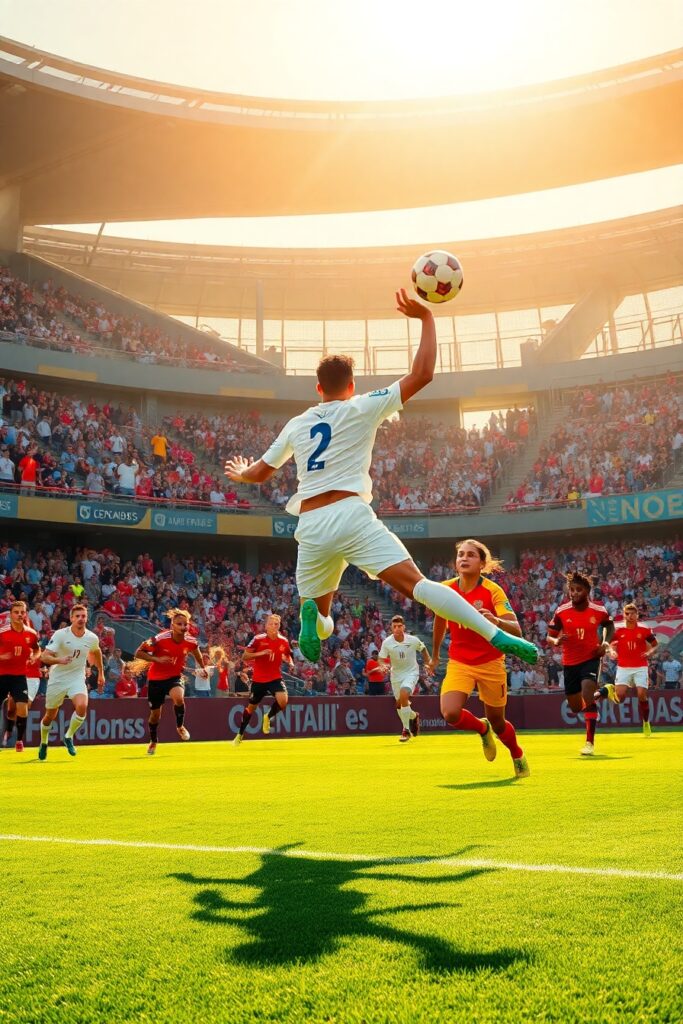 Dynamic Energy of Team Sports in Action – free AI stock image