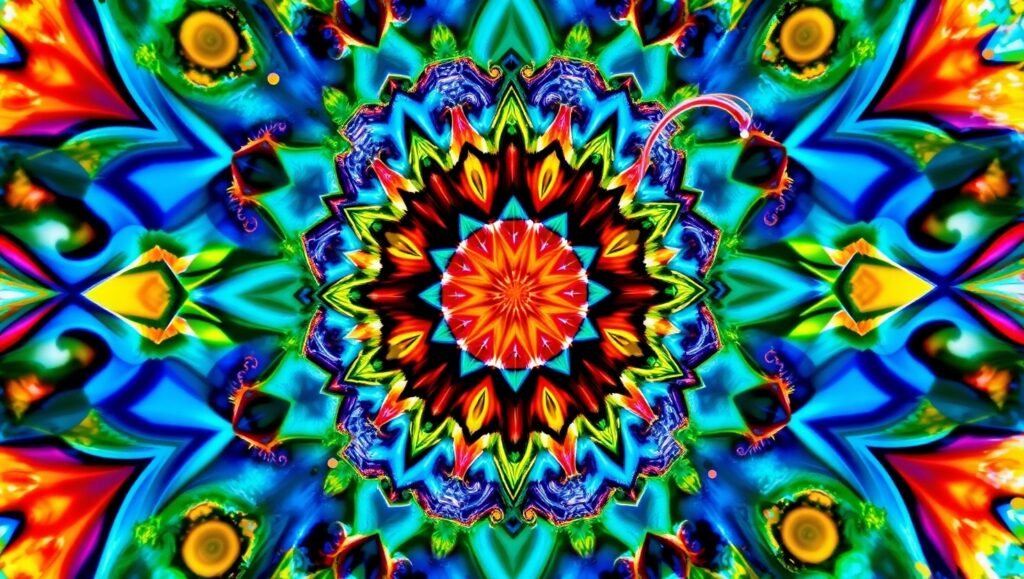 Dynamic Geometric Harmony – free AI stock image