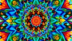 Dynamic Geometric Harmony – free AI stock image