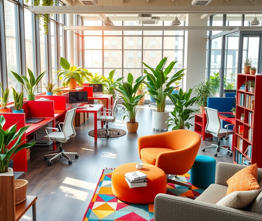 Dynamic Office Space for Modern Entrepreneurs – free AI stock image