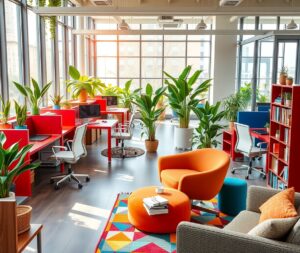 Dynamic Office Space for Modern Entrepreneurs – free AI stock image