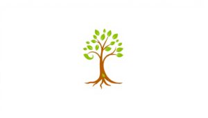 Eco-Friendly Brand Logo Design – free AI stock image