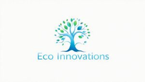 Eco Innovations Logo Design – free AI stock image