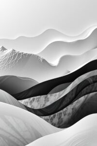 Embracing the Depths of Monochrome World – free AI stock image