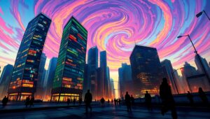 Emotions of the Urban Jungle – free AI stock image