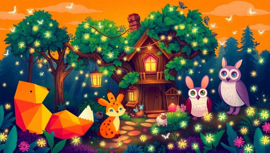 Enchanted Forest Adventure – free AI stock image