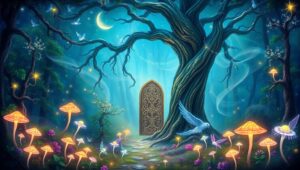 Enchanted Forest of Wonders – free AI stock image