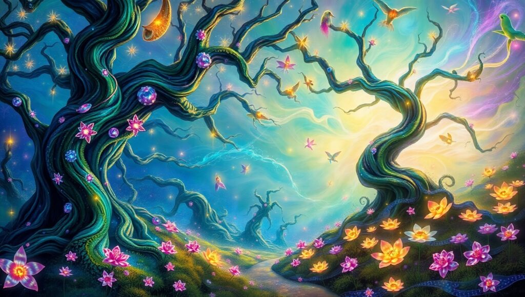 Ethereal Forest Dreams – free AI stock image