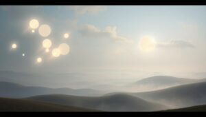 Ethereal Serenity in Nature’s Embrace – free AI stock image