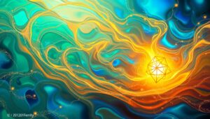 Ethereal Swirls of Color – free AI stock image