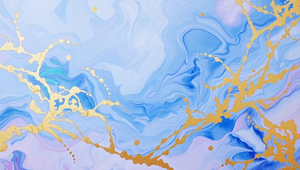 Ethereal Swirls of Colorful Chaos – free AI stock image