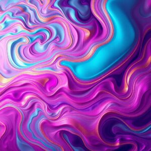 Ethereal Swirls of Colorful Energy – free AI stock image