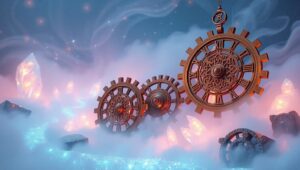 Ethereal Time and Space – free AI stock image