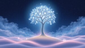Ethereal Tree of Life – free AI stock image